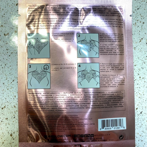 GlamGlow Bright Between the Girls décolleté mask - Picture 3 of 4